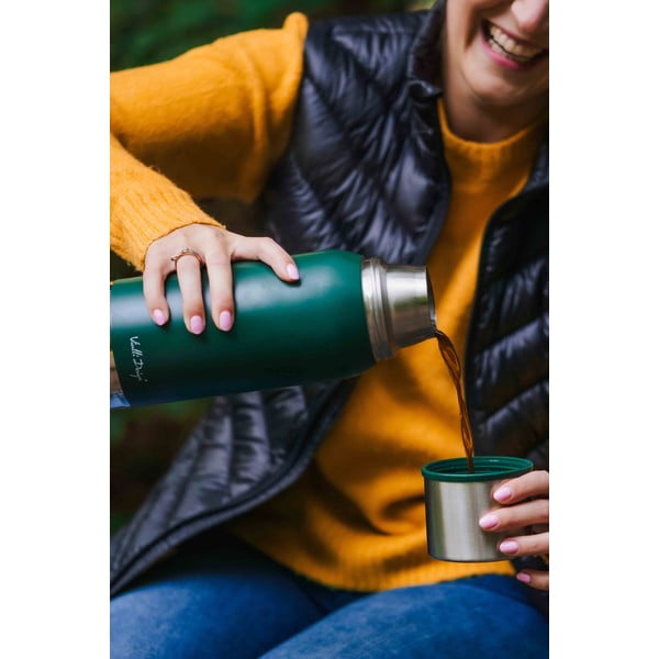 Fuori zöld thermo utazóbögre, 1 l - Vialli Design-image-4