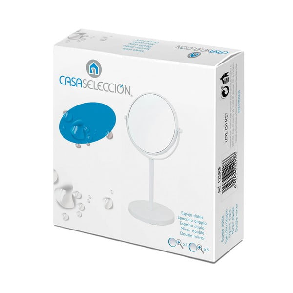 Kozmetikai nagyítós tükör (ötszörös) ø 17 cm – Casa Selección-image-3