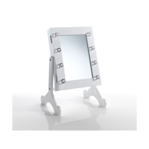 Kozmetikai tükör világítással 29x44 cm Coffer Lux LED – Tomasucci-image-3