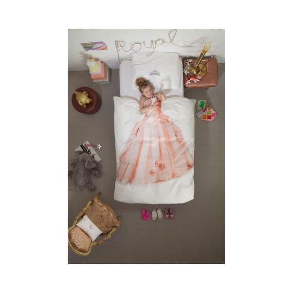 Princess egyszemélyes pamut ágyneműhuzat, 140 x 200 cm - Snurk-image-1