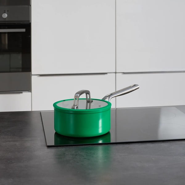 Indukciós tűzhelyhez alkalmas edény fedővel-kerámia felülettel 2,4 l Meda 3.0 – FABINI-image-1