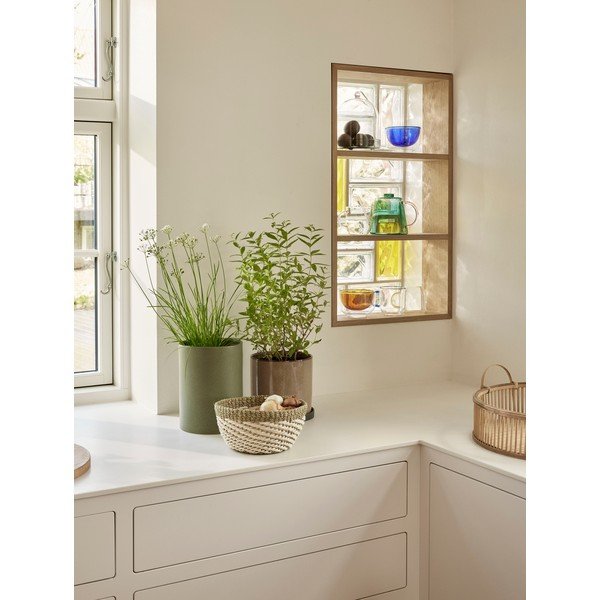 Kerámia virágcserép készlet 2 db-os ø 18 cm Edna – Hübsch-image-3