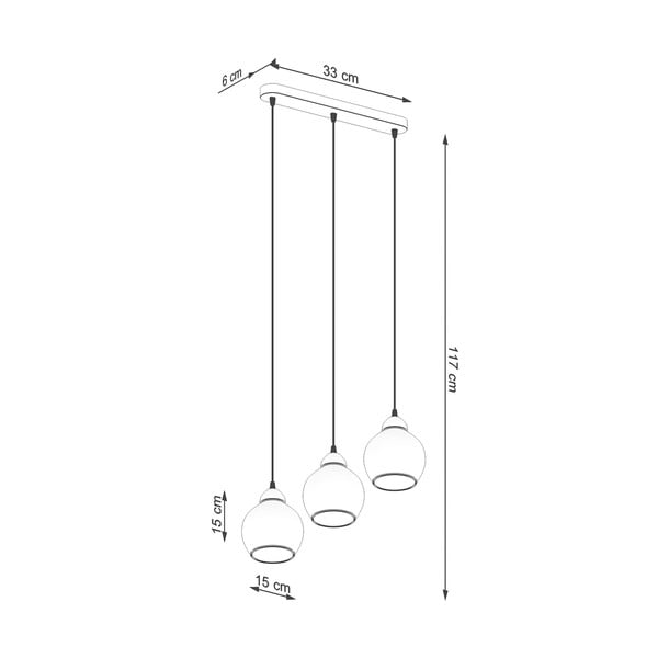Fekete függőlámpa ø 15 cm Grande – Sollux-image-4