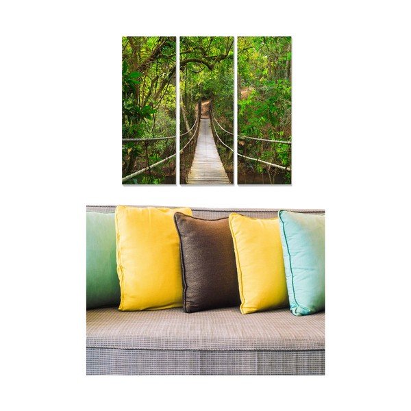 Kép szett 3 db-os 20x50 cm Forest – Wallity-image-1