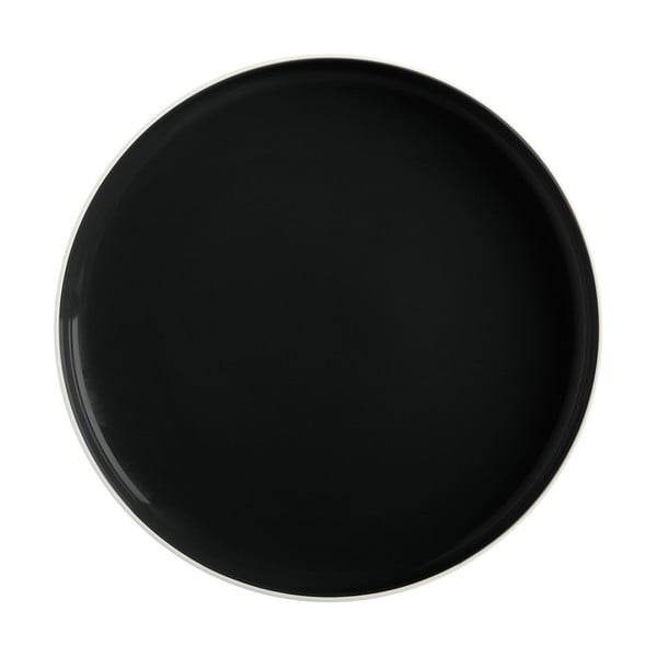 Tint fekete porcelán tányér, ø 20 cm - Maxwell & Williams