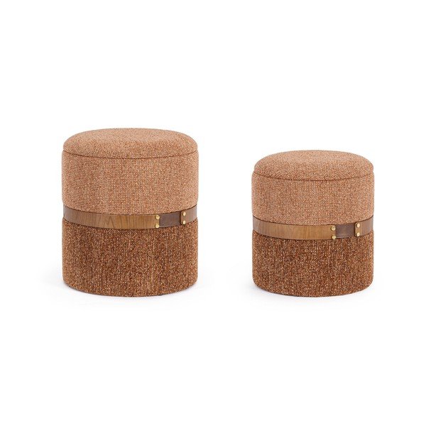 Konyakbarna puff Talya – Bizzotto