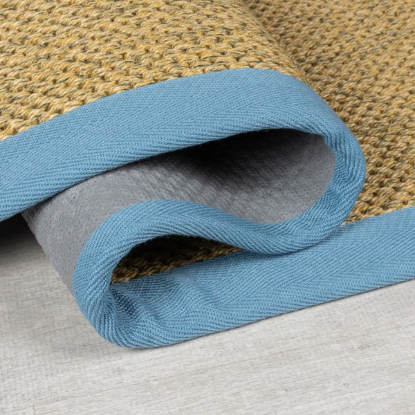 Világoskék-világosbarna kültéri-beltéri szőnyeg 120x170 cm Sisal Look – Flair Rugs-image-2