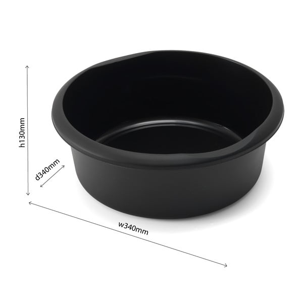Circular fekete lavór, 7,7 l - Addis-image-3