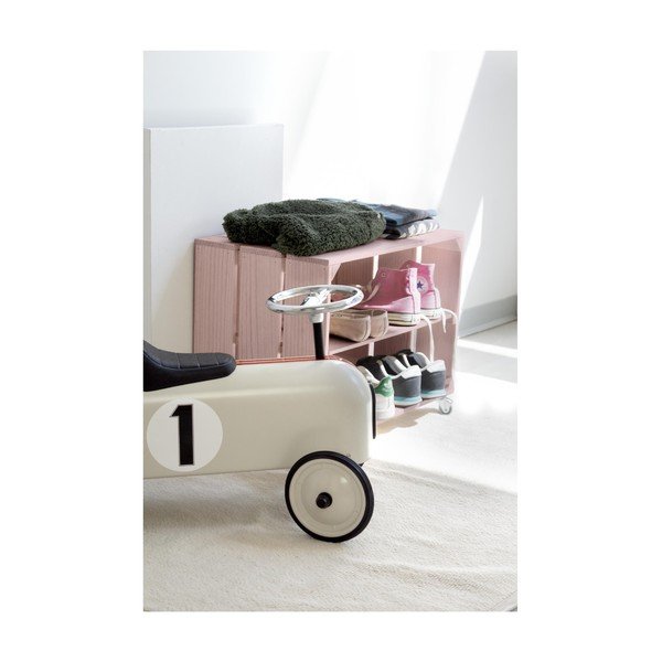 Shoe rózsaszín rusztikus cipőtartó fából - Really Nice Things-image-1