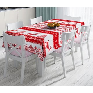 Nordic Knit karácsonyi pamutkeverék asztalterítő, 140 x 180 cm - Minimalist Cushion Covers