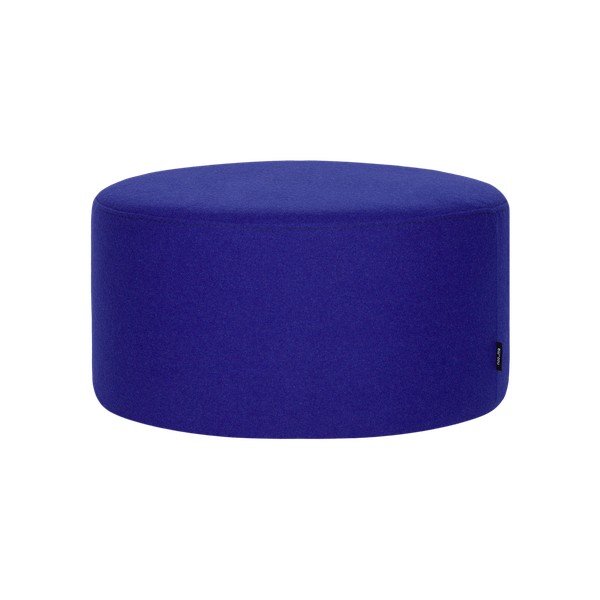 Kék gyapjú puff Folk – noo.ma