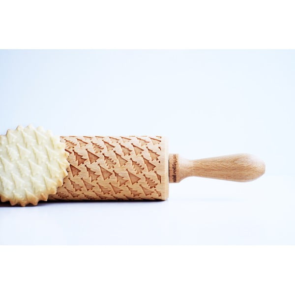 Trees karácsonyi dombornyomott sodrófa - Valek-image-1