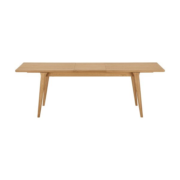 Bővíthető étkezőasztal hosszabbító asztallappal tölgyfa dekorral 90x180 cm Darwin – House Nordic-image-4