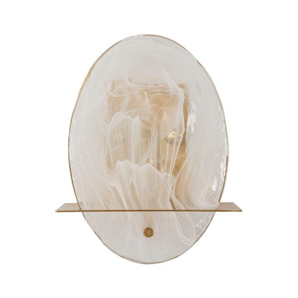 Aranyszínű üveg fali lámpa Portlan – Mauro Ferretti