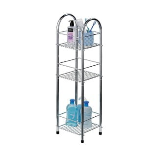 Szürke fürdőszobai polcos állvány 22x81 cm – Premier Housewares