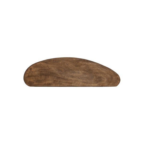 Sötét natúr színű mangófa fali polc 49 cm Ginosu – Light & Living-image-1