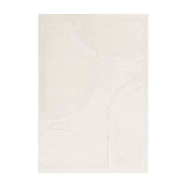 Fehér gyapjú szőnyeg 120x170 cm Olsen – Asiatic Carpets