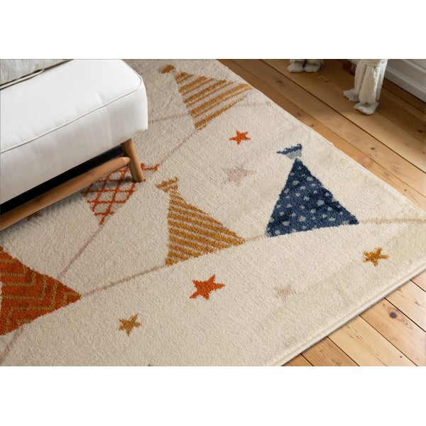 Krémszínű gyerek szőnyeg 160x235 cm Kids Party – Hanse Home-image-1