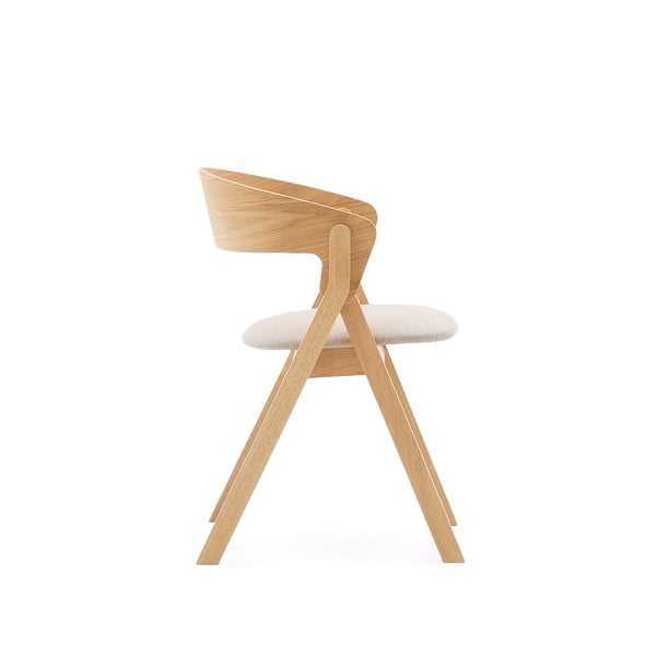 Natúr színű étkezőszék Godia – Kave Home-image-3