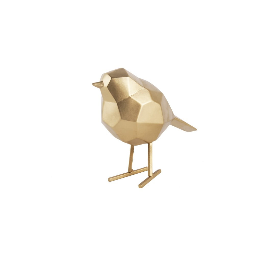 Bird Small Statue aranyszínű dekorációs szobor - PT LIVING
