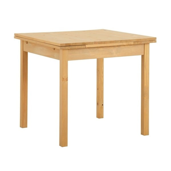 Marlon széthúzható étkezőasztal fenyőfából, 80 x 80 cm - Støraa