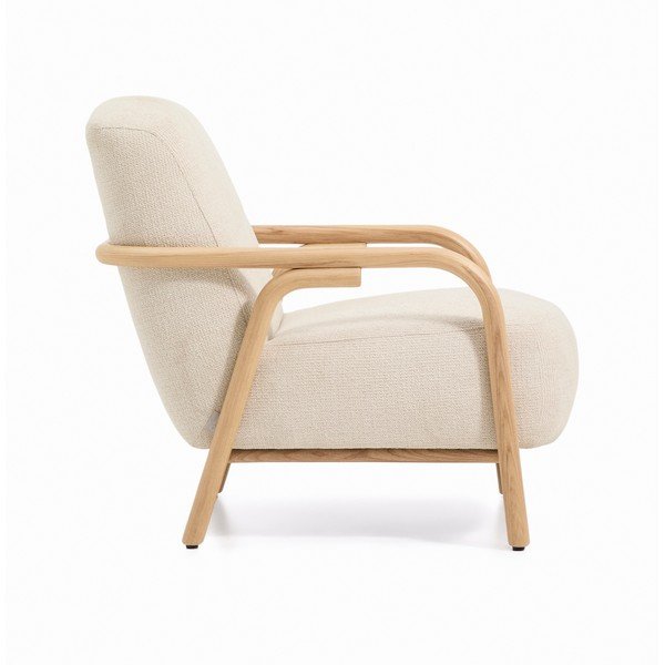 Bézs zsenília fotel Sylo – Kave Home-image-3
