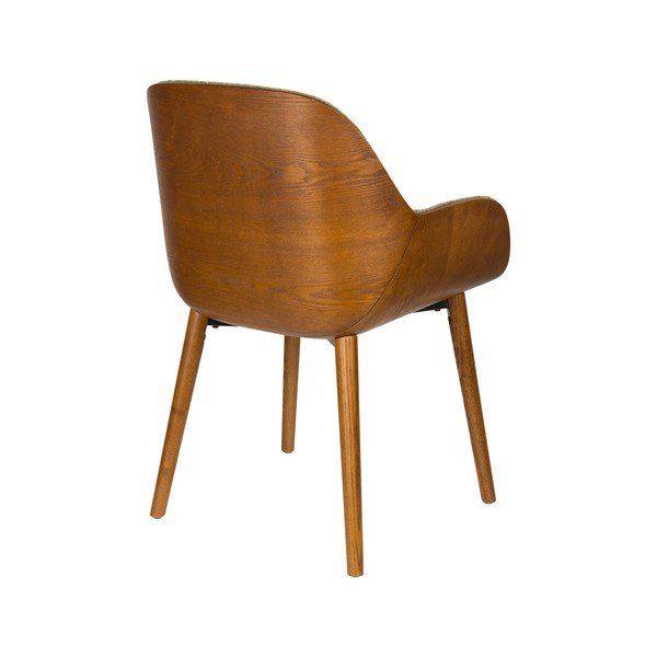 Zöld kárpitozott karfás étkezőfotel Taylor – Dutchbone-image-4