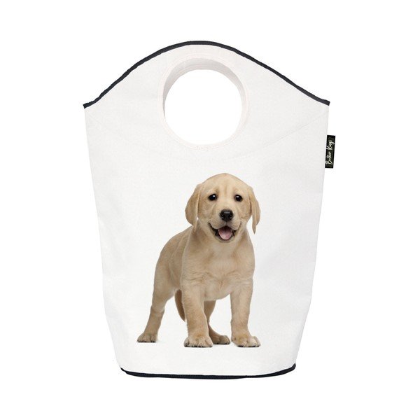 Fehér textil játéktároló kosár 57x26x70 cm The Cutest Ones – Butter Kings