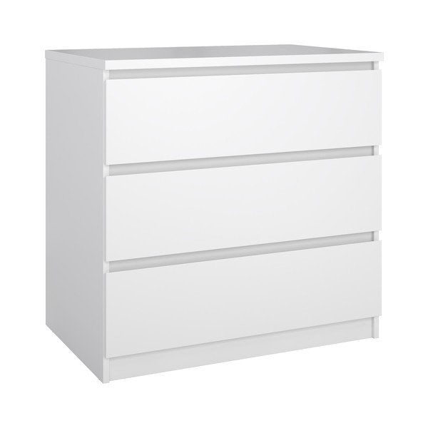 Fehér komód 77x76x50 cm Naia – Tvilum