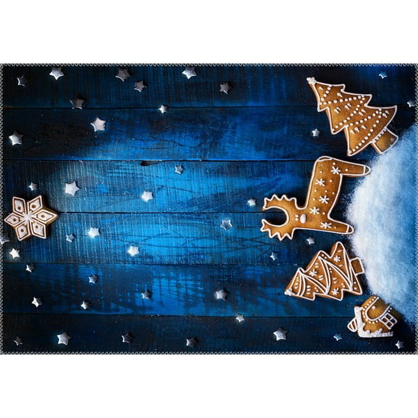 Christmas Period Blue Sky Cookies szőnyeg, 50 x 80 cm - Vitaus
