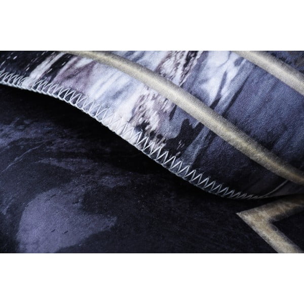 Willow fekete szőnyeg, 160 x 230 cm - Vitaus-image-3