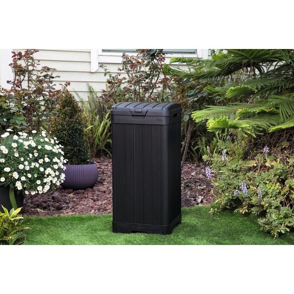 Fekete kerekes kerti kuka, 125 l - Keter-image-2