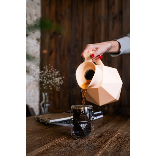 Geo krémszínű termosz, 1 l - Vialli Design-image-4