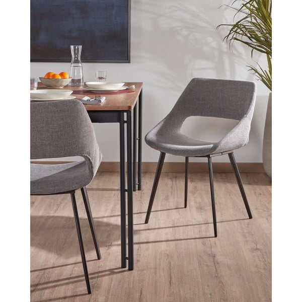 Hest világosszürke étkezőszék - Kave Home-image-1