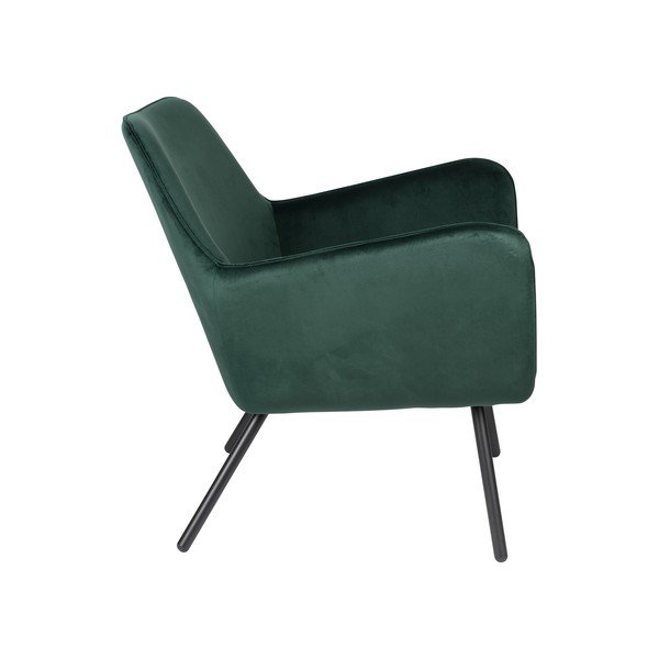 Bon sötétzöld bársony fotel - White Label-image-3