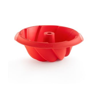 Piros szilikon kuglóf sütőforma, ⌀ 20 cm - Lékué