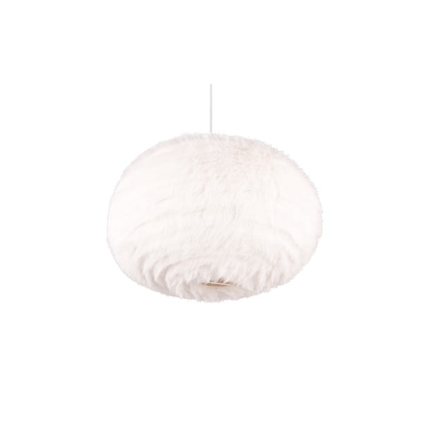 Krémszínű függőlámpa ø 50 cm Furry – Reality-image-2