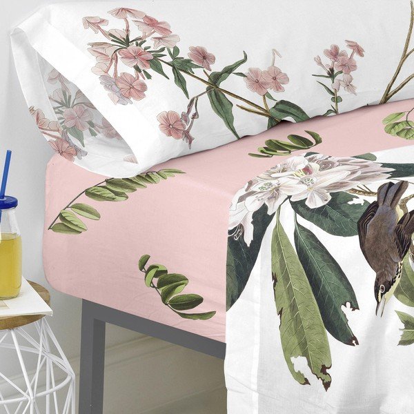 Basic Blooming pamut lepedő, 90 x 200 cm - Happy Friday-image-4