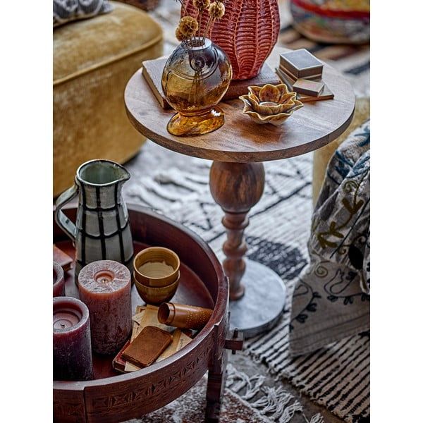 Bézs-sötétbarna puff Paloma – Bloomingville-image-3