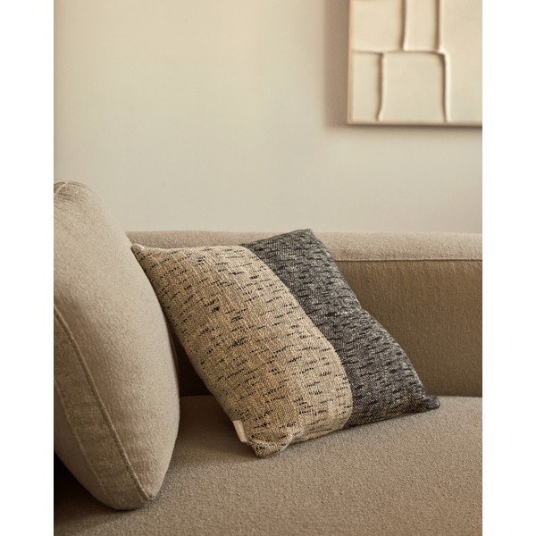 Pamutkeverék párnahuzat 45x45 cm Dalel – Kave Home-image-1