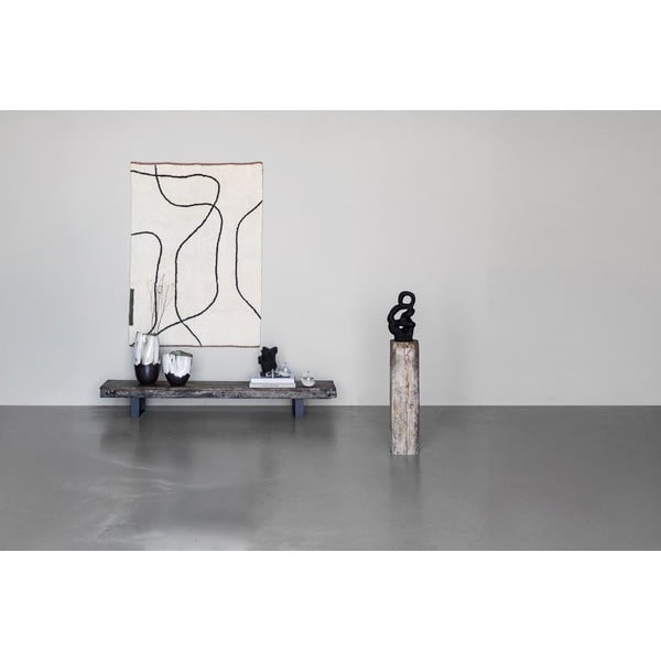 Elefántcsont színű mosható pamut szőnyeg 100x140 cm Shadow – Mette Ditmer Denmark-image-2