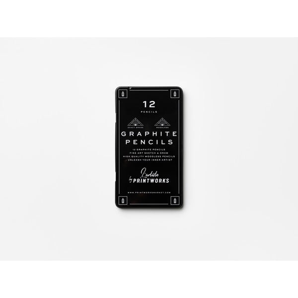 Ceruza készlet 12 db-os Graphite – Printworks-image-2