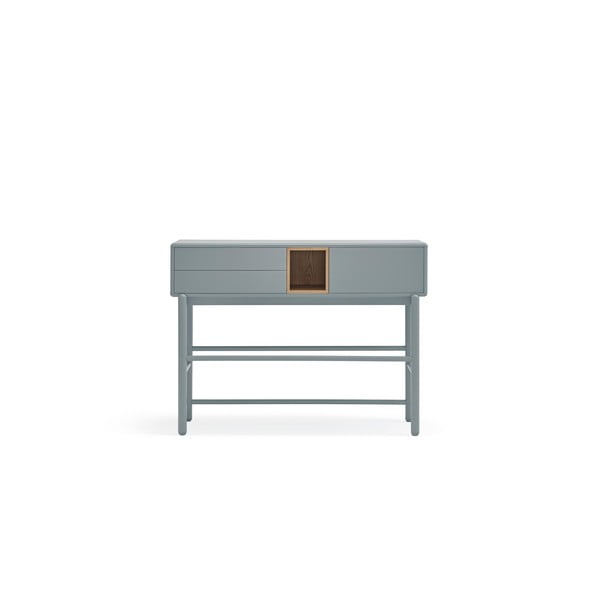 Kék-szürke konzolasztal 35x120 cm Corvo – Teulat