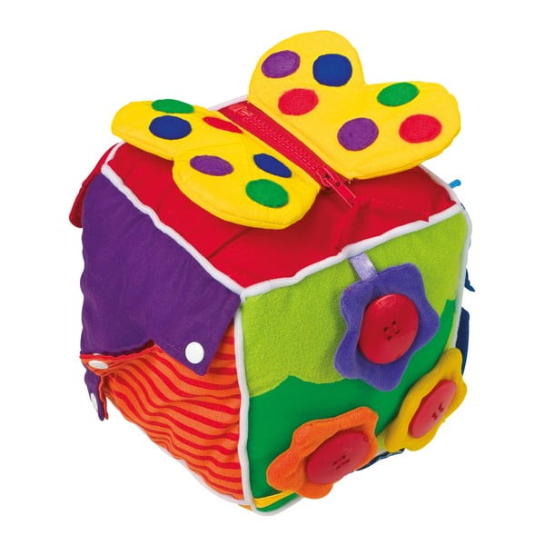 Baby's Cube motorikus készségfejlesztő plüsskocka - Legler