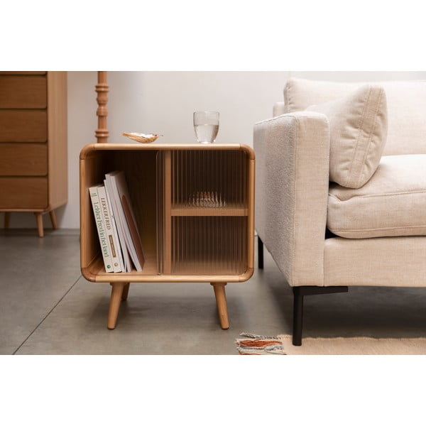 Tömörfa tárolóasztal 40x50 cm Rise – Zuiver-image-1