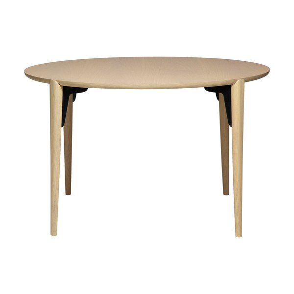 Kerek étkezőasztal tölgyfa dekorral ø 122 cm Paragon – DAN-FORM Denmark-image-2