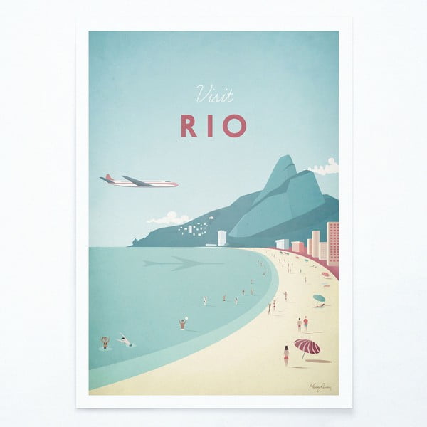 Poszter Rio, 50x70 cm - Travelposter