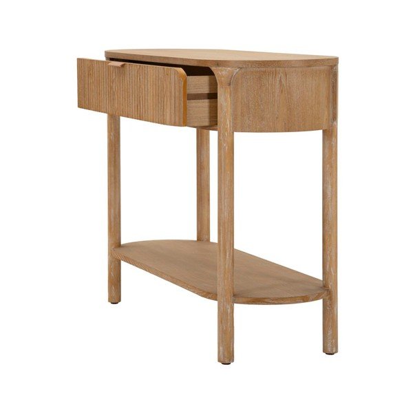 Natúr színű jegenyefenyő konzolasztal 40x110 cm Gothenburg – Mauro Ferretti-image-4