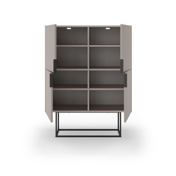 Szürkésbézs szekrény 100x130 cm Titan – Marckeric-image-4