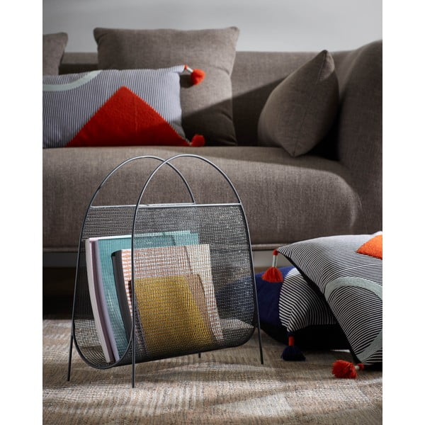 Fém újságtartó állvány Aviva – Kave Home-image-1